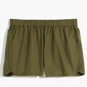 Madewell Pull-On Shorts Birch Leaf Green Extra Small